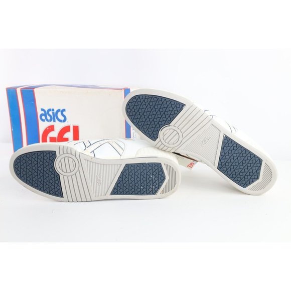 NOS Vintage 90s Asics Mens 13 Spell Out Intensity Gel Sneakers Shoes White Navy main image 7